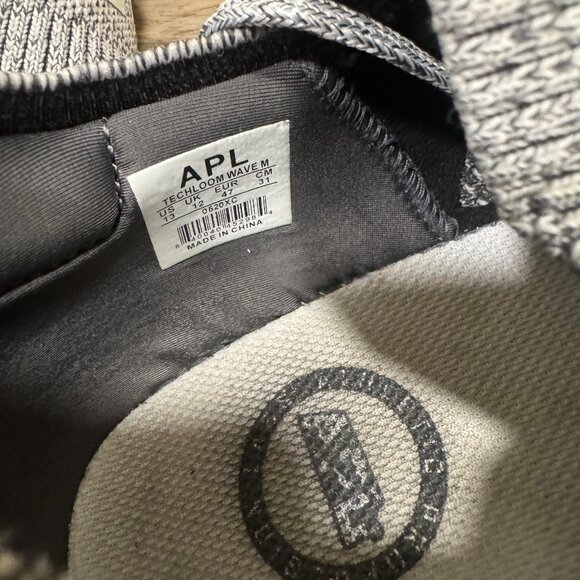 ATHLETIC PROPULSION LABS APL TECHLOOM WAVE RUNNING SHOES SIZE 13 GREY/WHITE - Picture 3 of 7